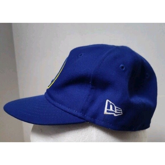 Golden State Warriors Blue Fitted Hat New Era Infant Size 6 - Picture 3 of 12